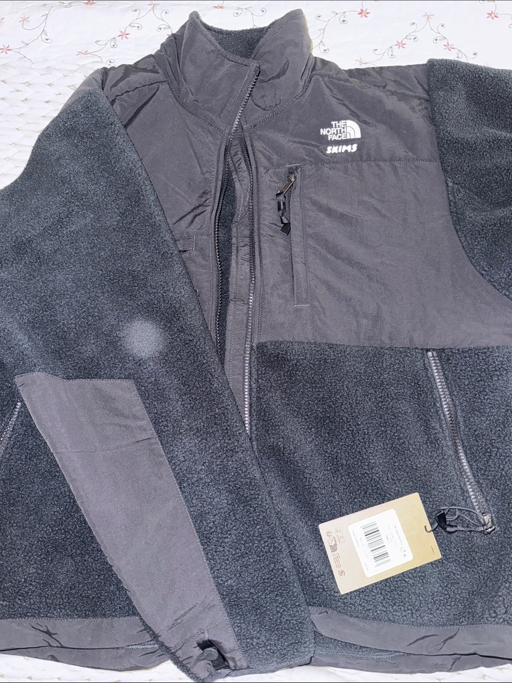 Skims The North Face Black Fleece Zip Jacket